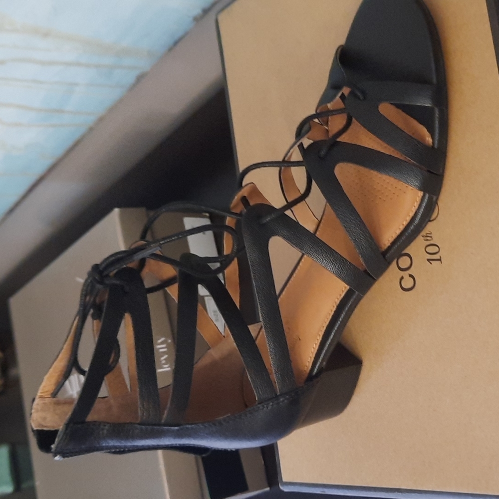 Corso Como genuine leather high quality sandals ! Gorgeous! New with box !